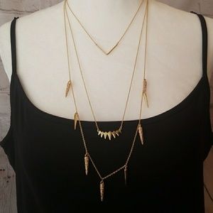 Anthropologie Jewelry - Anthropology BAUBLEBAR GoldTone CONE Crystal Spike Anthropologie Jewelry - Anthropology BAUBLEBAR GoldTone CONE Crystal Spike